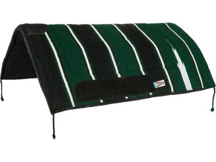 Deka podsedlová Navayo Felt Lakota, westernová, RN1-LTH, green/black