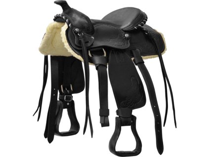 Sedlo westernové Prime Pro Lakota, pony, čierne