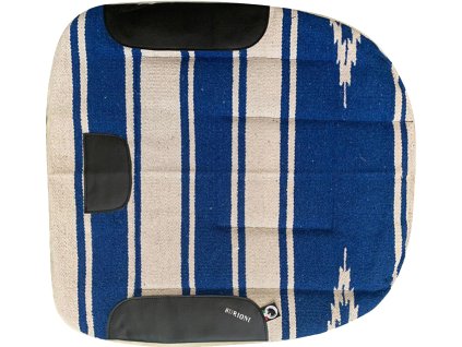Deka podsedlová Navayo Burioni, barelová, RN1-LTF, royal blue/white