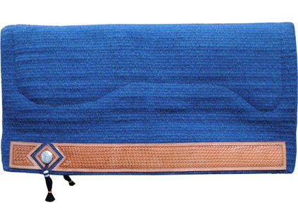 Deka podsedlová s vlnou Show Burioni, westernová, royal blue