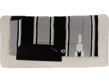 Deka podsedlová Navayo Synthetic Burioni, westernová, RN1-LTC, grey/black