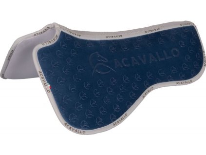 Dečka tlmiaca Spine Free Memory Foam & Silicon Grip Acavallo, drezúrna, ocean blue