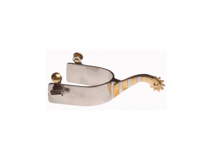Šporne westernové Brass Trims Lakota, stainless steel