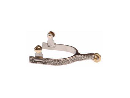 Šporne westernové Deco Lakota, stainless steel