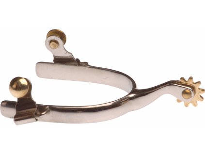 Šporne westernové Smooth Lakota, stainless steel