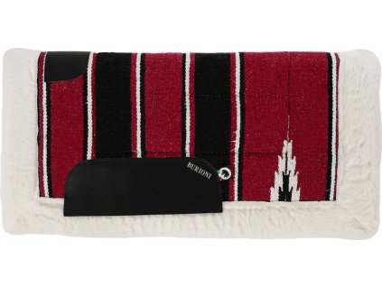 Deka podsedlová Navayo Synthetic Burioni, westernová, RN1-LTB, red/black