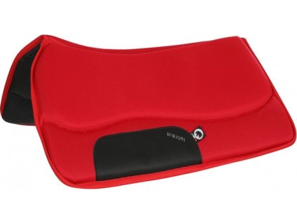 Deka podsedlová Sympanova Burioni, westernová, red