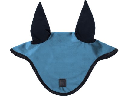 Ušaňa Velvet Equestro, ocean/black