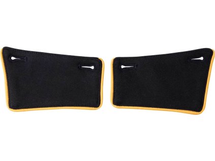 Chlopňa k fraku Yellow Piping Equestro, dámska, 2 ks, čierna