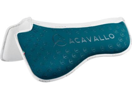Dečka tlmiaca Spine Free Memory Foam & Bamboo Acavallo, drezúrna, COB/FULL, petrol/white
