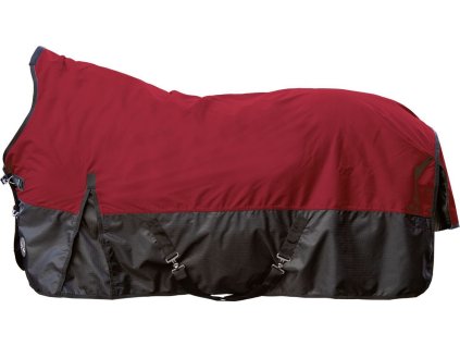 Deka výbehová Louisville HKM, s vyšším krkom, s fleecom, red/black
