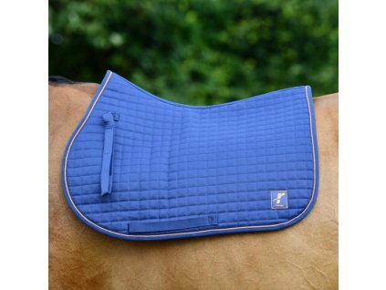 Dečka podsedlová Therapy Bucas, skoková, navy/orange