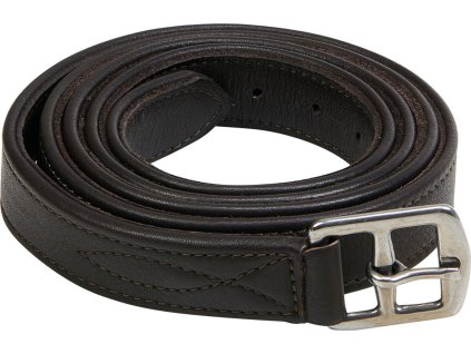 Remene strmeňové kožené Equestro, rôzne dĺžky, tmavo hnedé