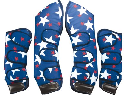 Chrániče prepravné Stars Pro-Tech, 4 ks, usa flag