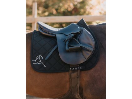 Dečka podsedlová Fager, skoková, čierna