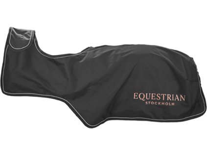 Deka bedrová Dark Sky Equestrian Stockholm, nepremokavá, dark grey
