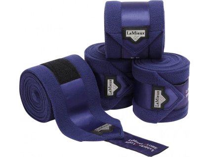 Bandáže Polo Loire Satin LeMieux, 4 ks, 3,8 m, ink blue
