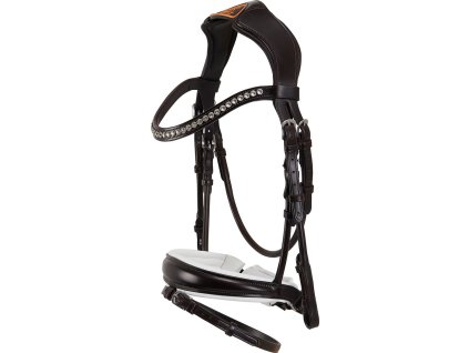 Uzdečka Poesia Acavallo, tmavohnedá