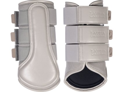 Gamaše drezúrne Livigno Mesh Lauria Garrelli, pár, stone grey