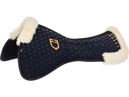 Dečka tlmiaca Ecowool Memory Foam Equestro, navy