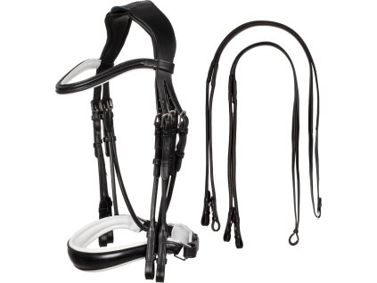 Uzda Gioconda Acavallo, kožená, čierna