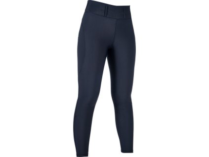 Jazdecké legíny Jil High Waist, s gripom, deep blue