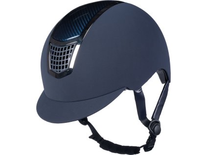 Prilba jazdecká Carbon Professional HKM, deep blue