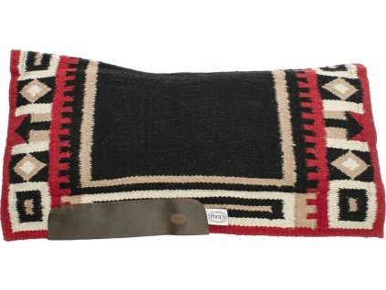 Deka podsedlová Star Show Pool's, westernová, RN4-LTB, black/red