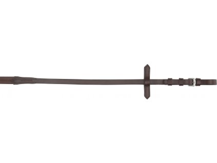 Oťaže gumové HorseGuard, 120/140 cm, havana