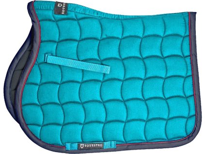 Dečka podsedlová Red Trim Equestro, všestranná, FULL, turquoise/red/navy