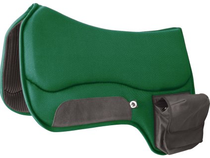 Dečka podsedlová s vreckami Burioni, westernová, hunter green