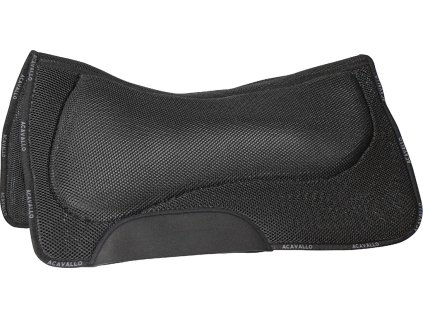 Dečka podsedlová 3D Spacer Memory Foam ACAVALLO, westernová, čierna