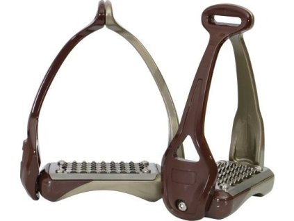 Strmene bezpečnostné Opera Acavallo, 12 cm, pár, hnedé