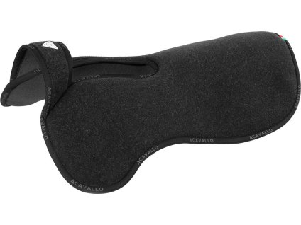Dečka tlmiaca Withers Free Memory Foam Double Felt Acavallo, čierna