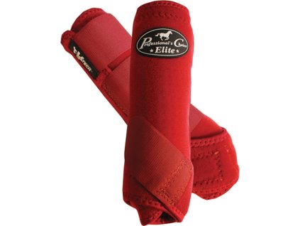Gamaše westernové Elite Sports Professional's Choice, zadné, pár, crimson red