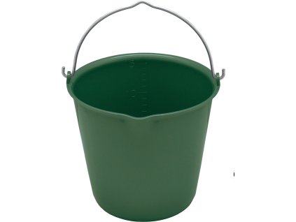 Vedro multifunkčné V-Plast, 15 l, green