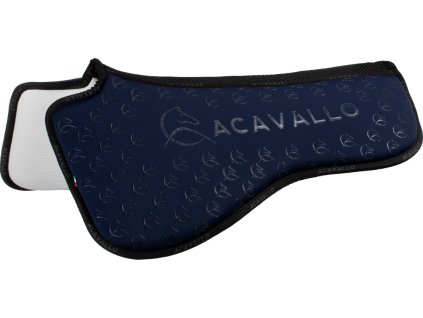 Dečka tlmiaca Spine Free Memory Foam & Bamboo Acavallo, drezúrna, COB/FULL, deep blue/black