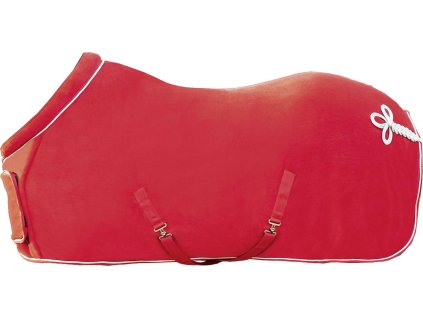 Deka odpocovacia HKM, s golierom, red