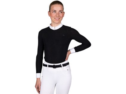 Tričko súťažné Juliet QHP, dámske, čierne