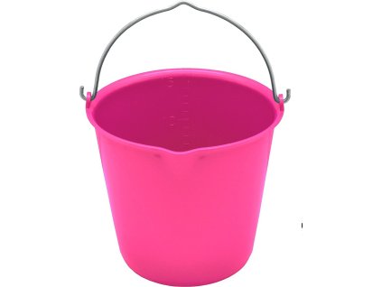 Vedro multifunkčné V-Plast, 15 l, pink