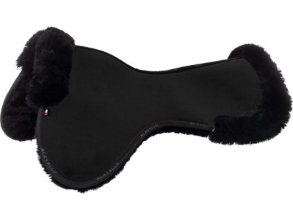 Dečka tlmiaca Close Contact & Memory Foam Acavallo, s barančekom, skoková, čierna