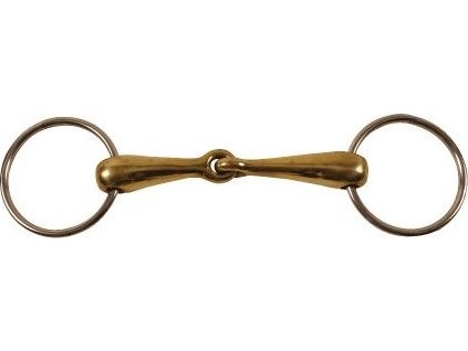 Zubadlo stihlové raz lomené German Copper Umbria Equitazione, 21 mm