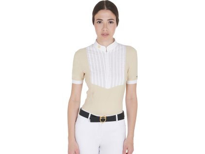 Tričko súťažné Equestro, dámske, beige
