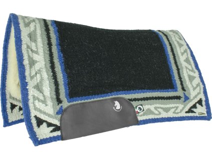 Dečka podsedlová Edition 2015 Burioni, westernová, black/blue/beige
