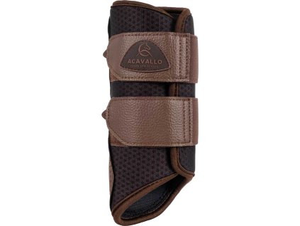 Gamaše predné Neoprene Acavallo, drezúrne, pár, tmavo hnedé