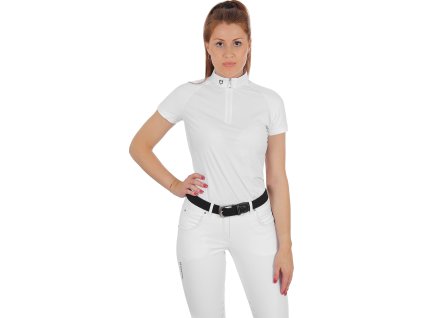 Tričko na preteky Taline Equestro, dámske, biele
