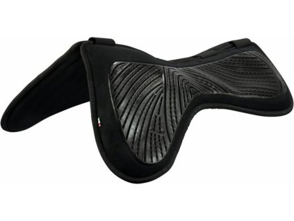 Dečka tlmiaca Close Contact Spine Free Gel & Memory Foam Acavallo, čierna