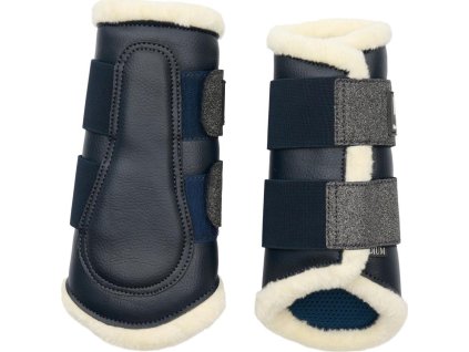 Gamaše drezúrne Selmi HorseGuard, s barančekom, pár, navy