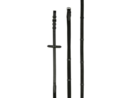 Oťaže extra dlhé HorseGuard, 140 cm, čierne