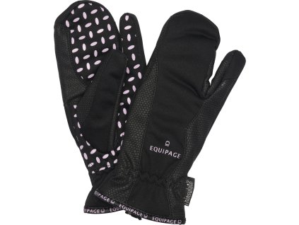 Rukavice Jonie Equipage, dievčenské, zimné, čierne
